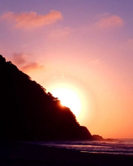 Amanhecer na Prainha Branca